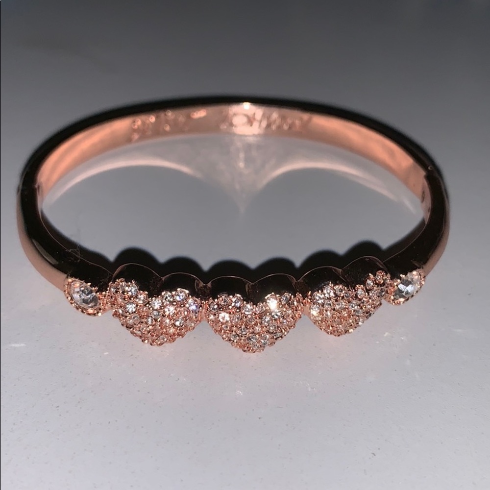 🌺 BETSY JOHNSON Rose Gold Bangle Bracelet 🌺